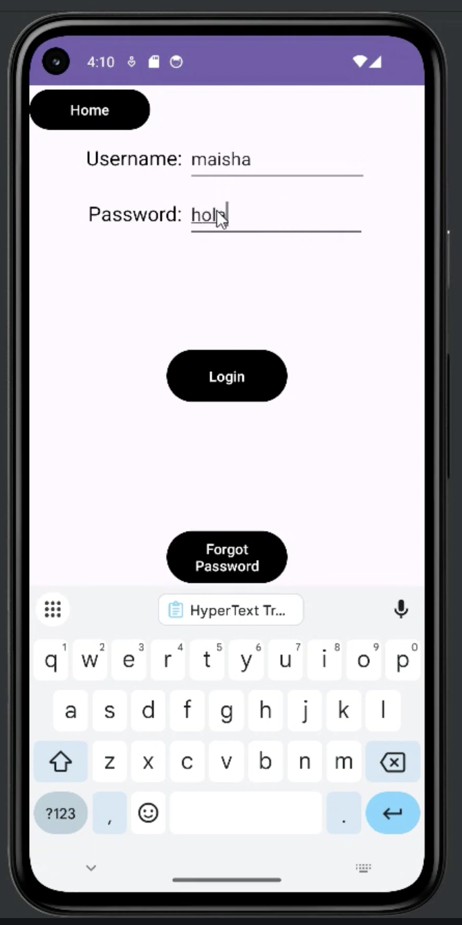 Home Page Screenshot